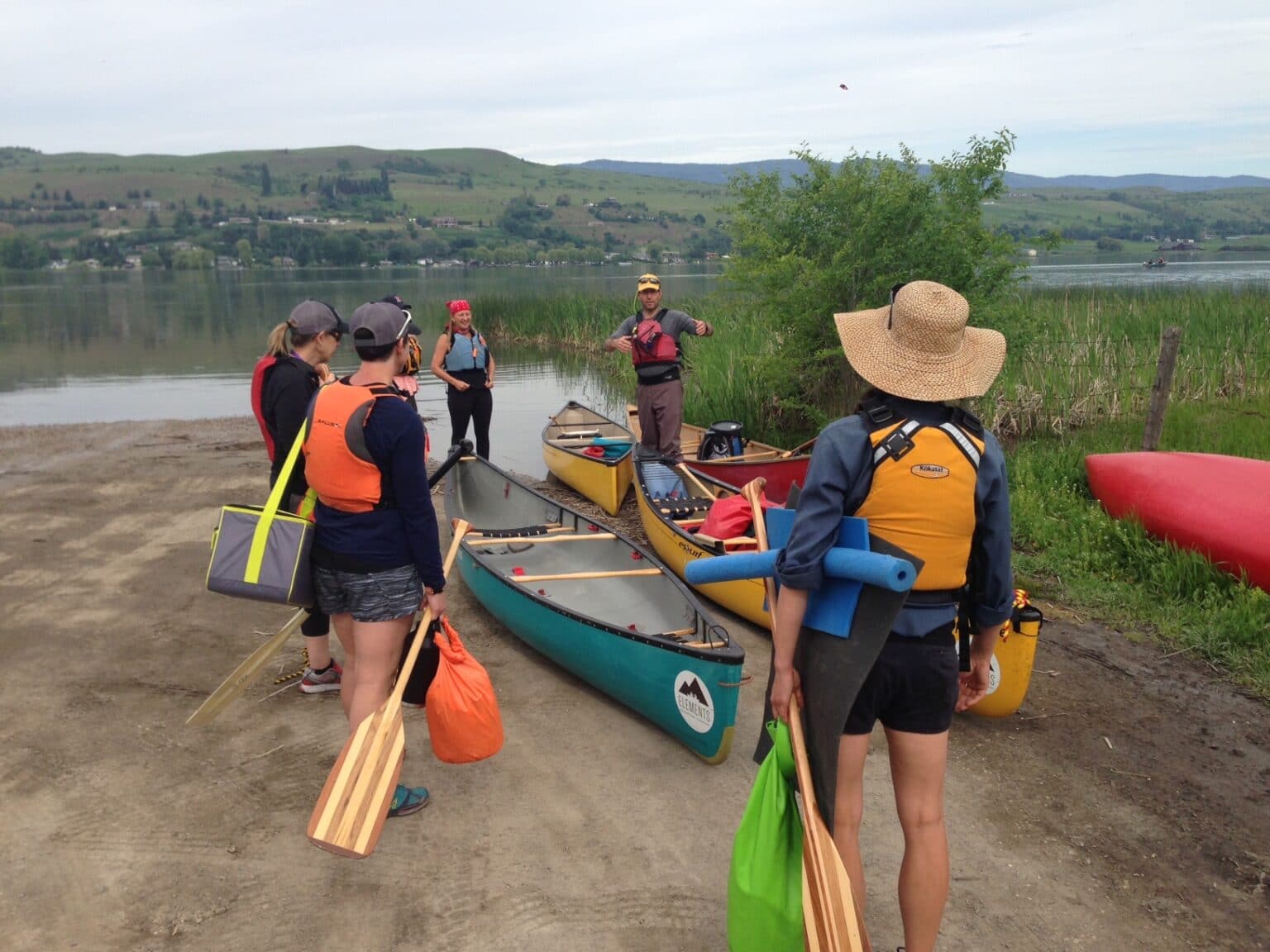 Lake Canoeing Lessons in the Okanagan Valley, Vernon BC