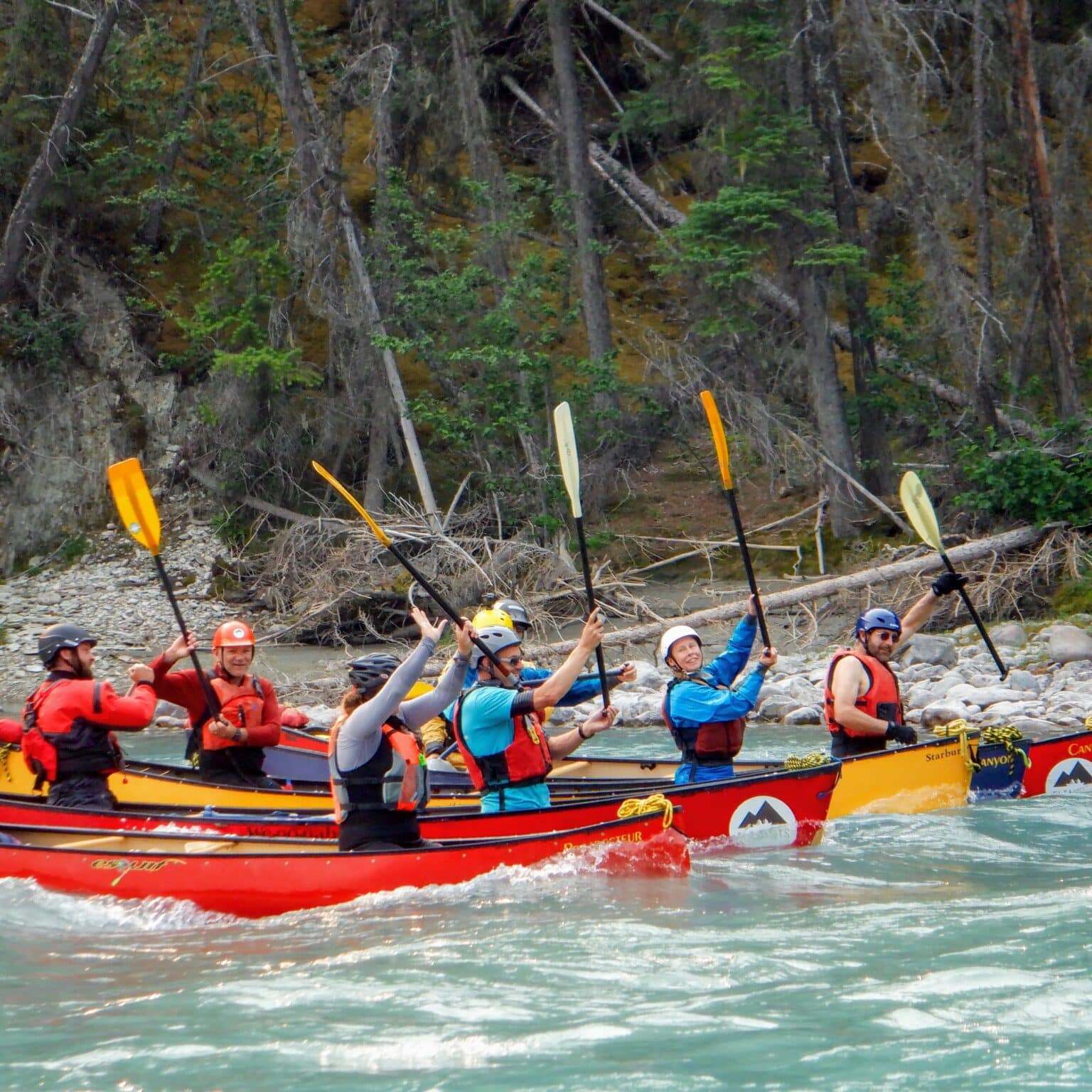Canoe river trips & lake paddling Vernon, British Columbia
