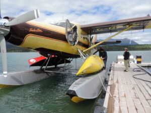canoe trip float plane