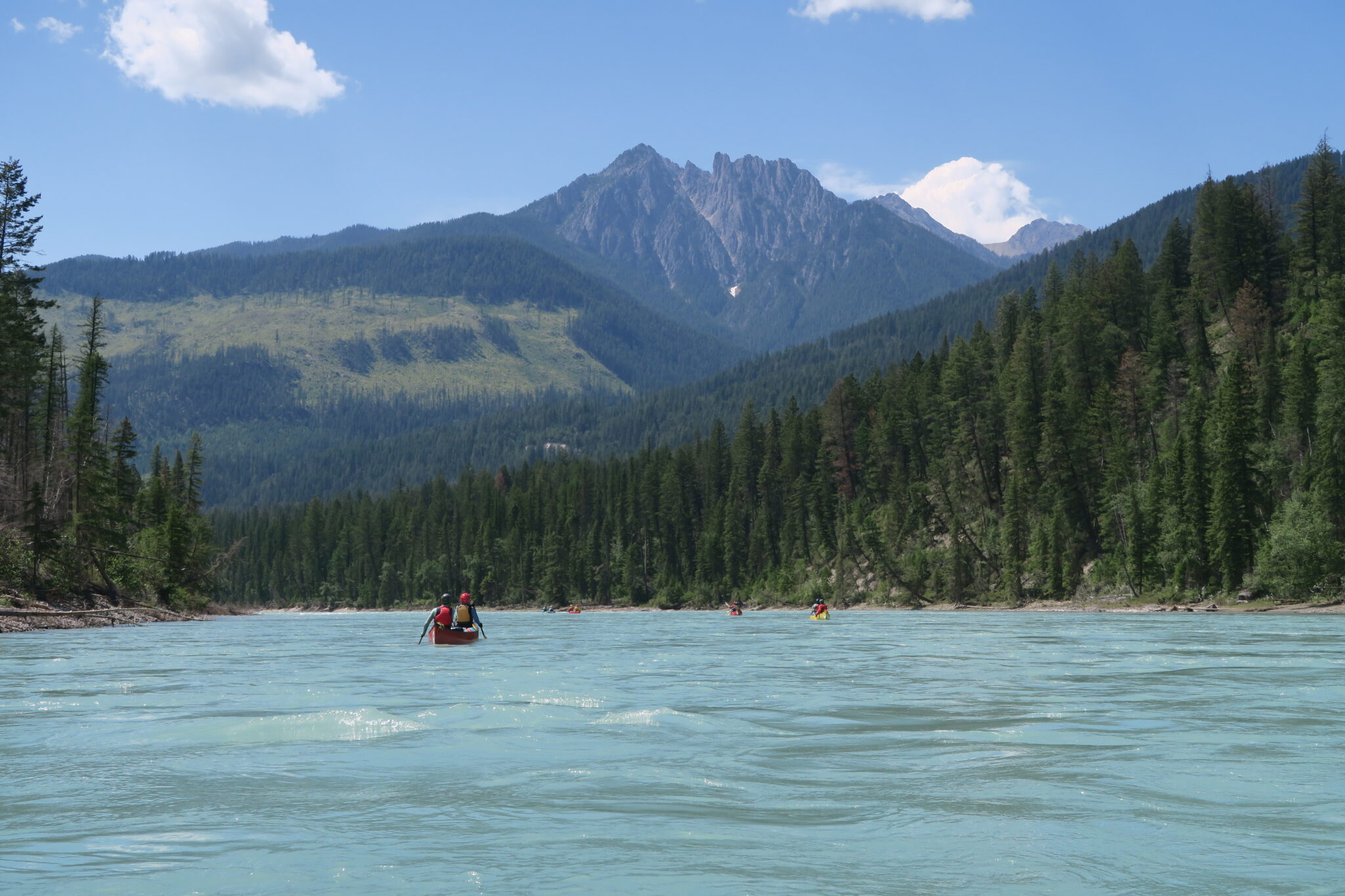 kootenay river canoeing trip