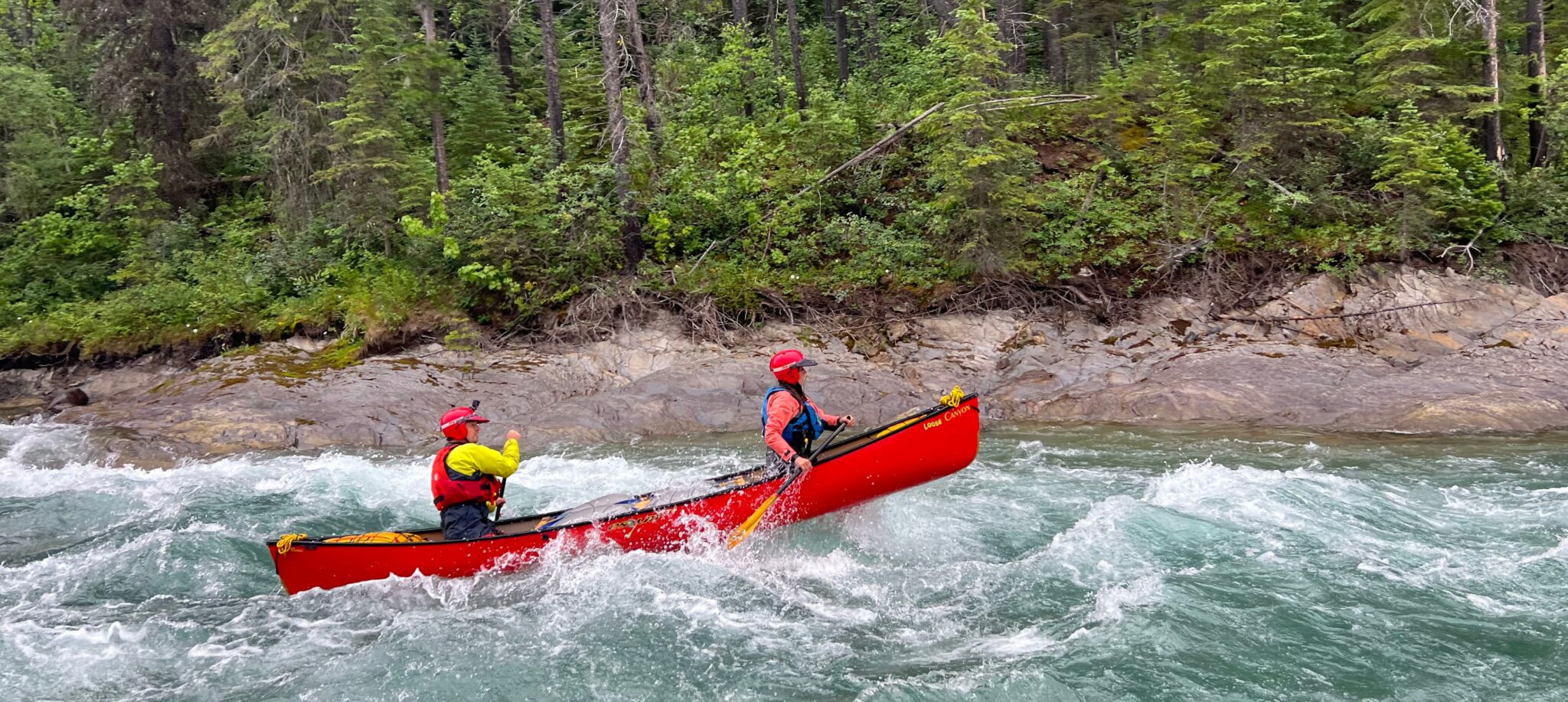 tandem white water c anoeing
